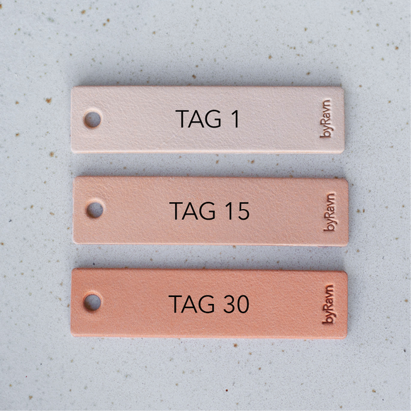 Leer verandert van kleur in de loop van de tijd